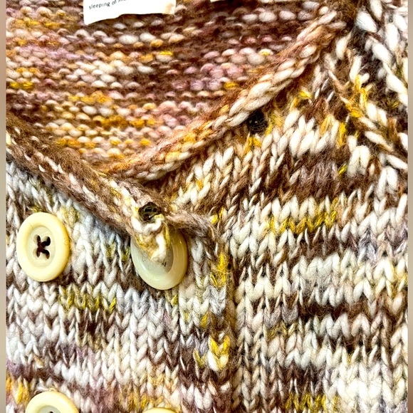 Anthropologie….sleeping on snow. 6 button cardigan sweater. Multi color. - Picture 5 of 11